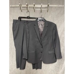 Ralph‎ Lauren Suit Men's 46R Wool Blend Black Label 2B Academia 42X27 Pants Luxe